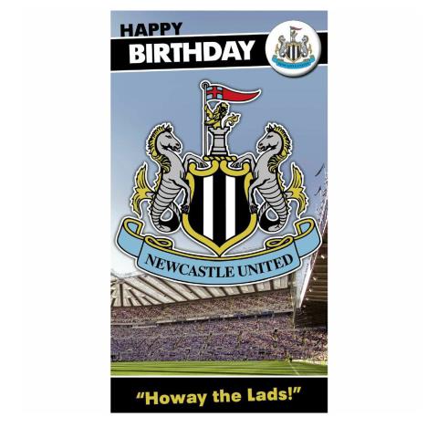 Newcastle United Birthday Card with Badge £2.69